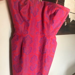 J. Crew Strapless Paisley Dress!
